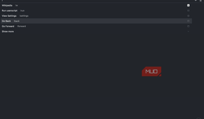 search function on Min Browser
