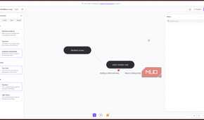 Mindmup notes menu.