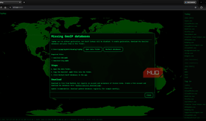 TapMap first launch and missing geoIP MaxMind databases