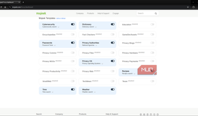 Mojeek search engine focus templates page