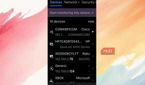 More devivces connected and seen by Fing