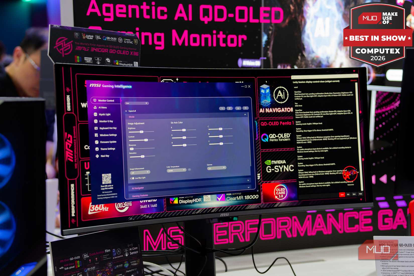 msi MPG OLED 322URDX36.