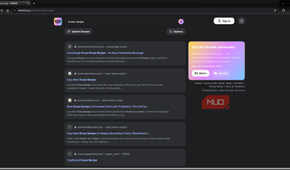 MWMBL search engine query results page
