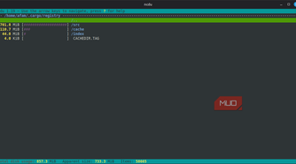 navigating into dirctories with ncdu