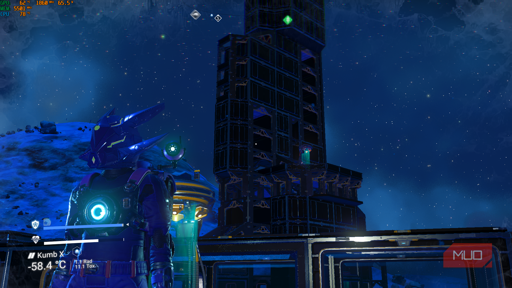 CPU temperature has normalized in game no mans sky