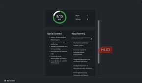 NotebookLM scoring a user's test