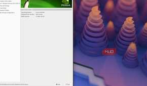 The Nvidia control panel for Linux