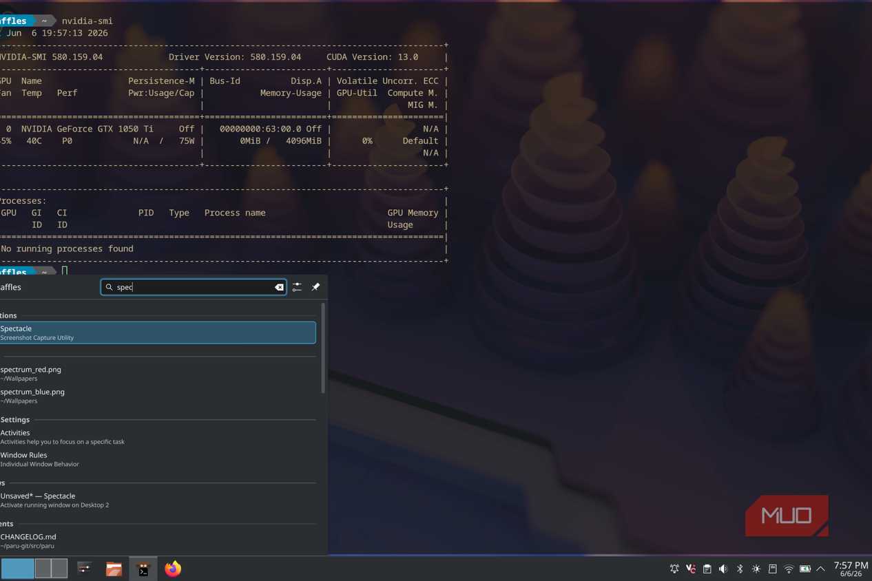 Nvidia smi on CachyOS