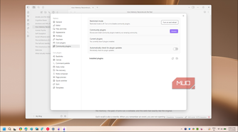 Obsidian Community Plugins Settings