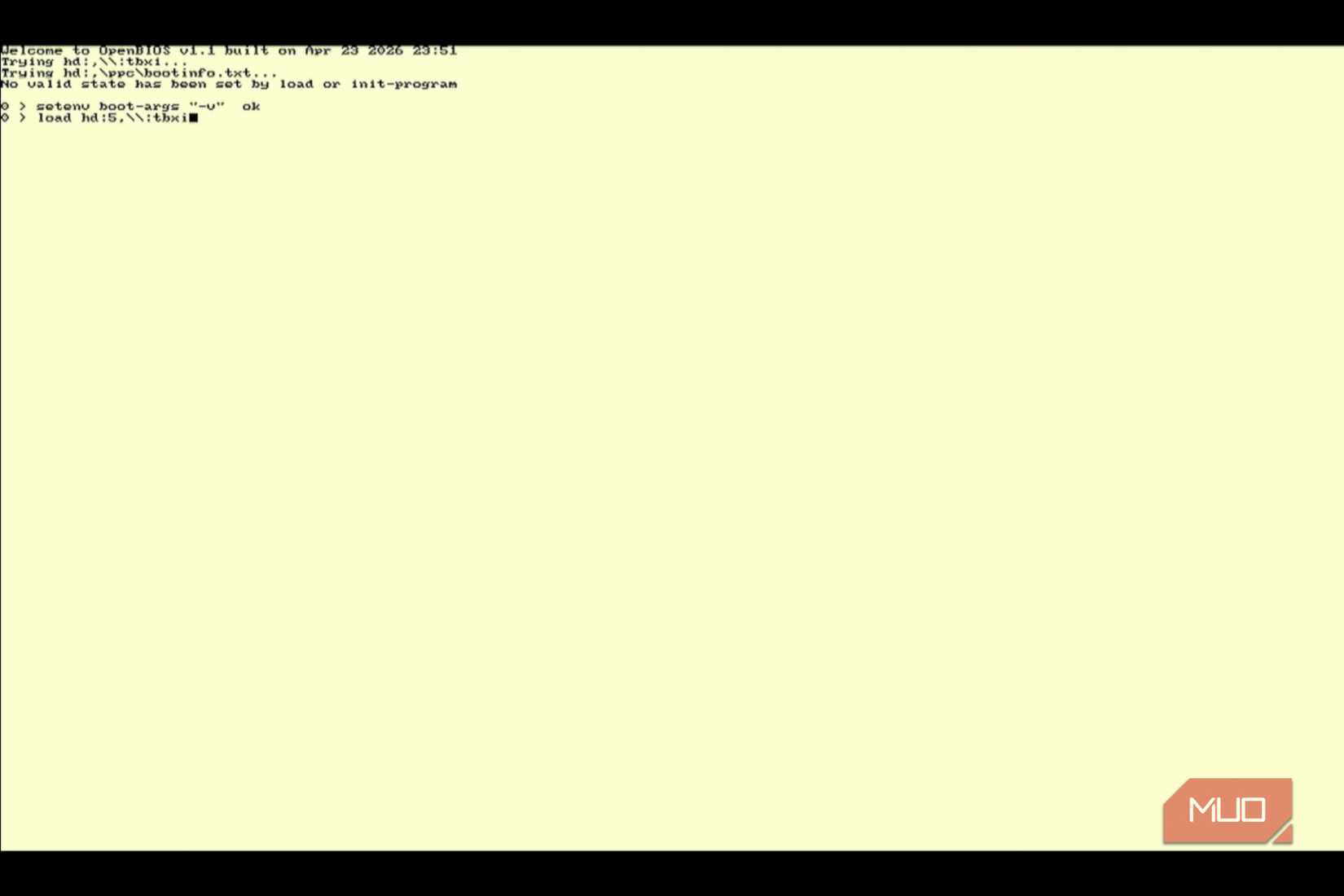 Openbios on the Wii U