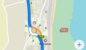 organic maps navigation with speed