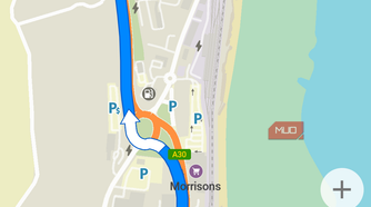 organic maps navigation with speed