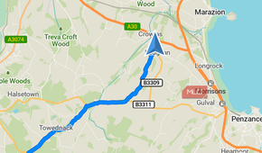 organic maps navigation with turning