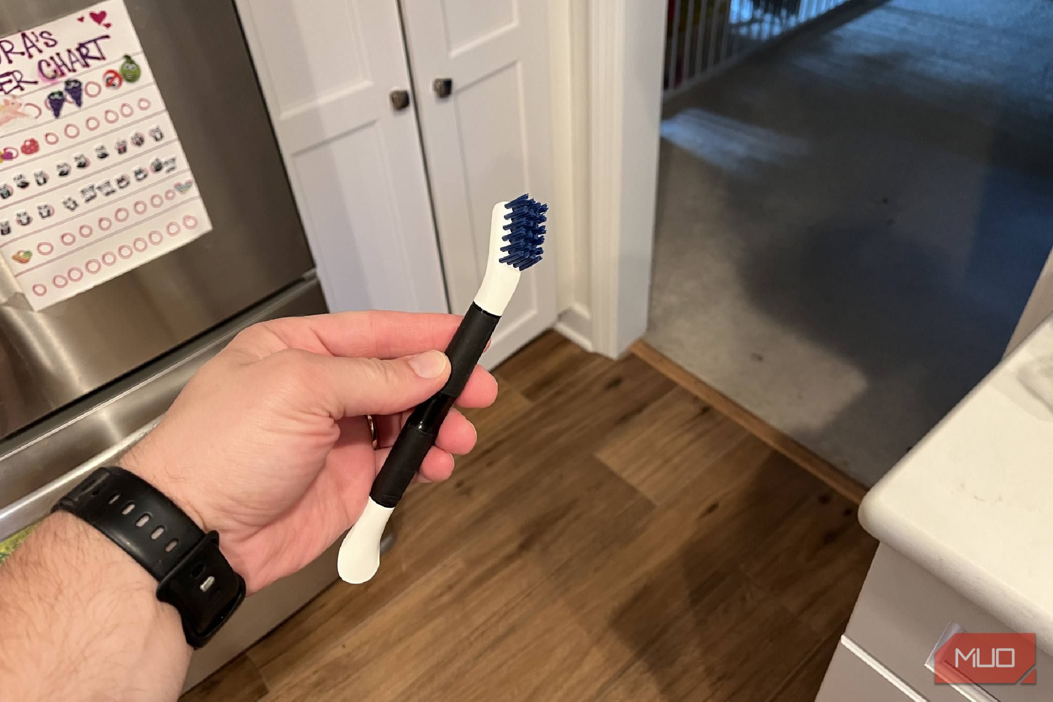 Part of the OXO Good Grips Kitchen Appliance Cleaning Set