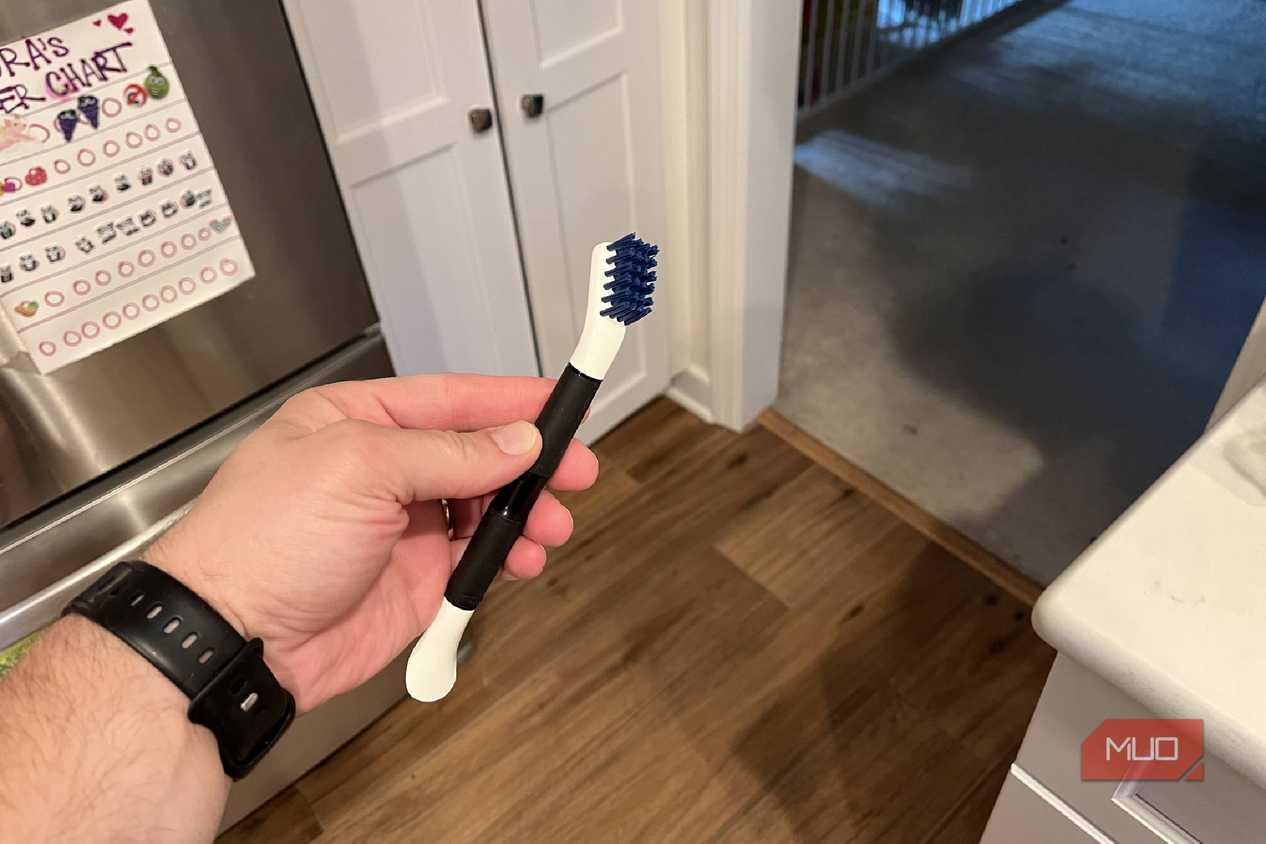 Part of the OXO Good Grips Kitchen Appliance Cleaning Set