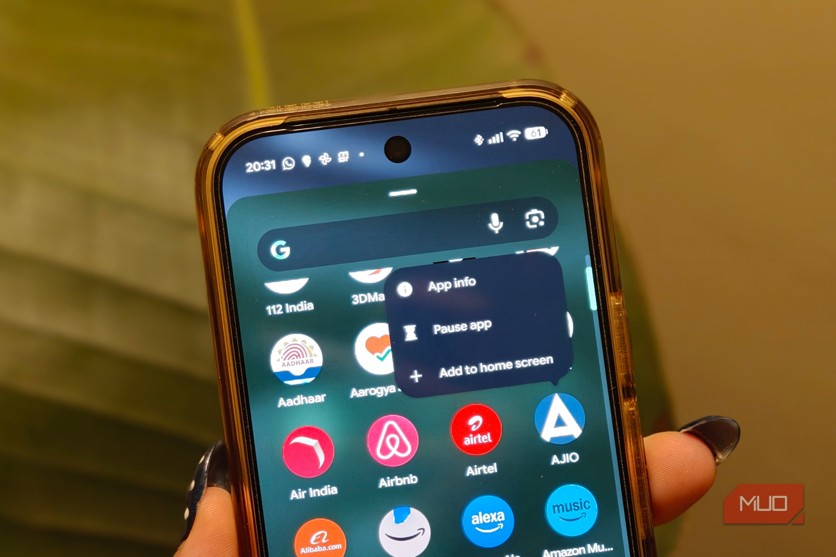 Pause app setting on Google Pixel 10 Pro
