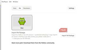 PawPause pet showing Duo being used.