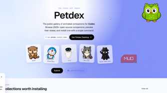 PawPause Petdex showing the pets you can get