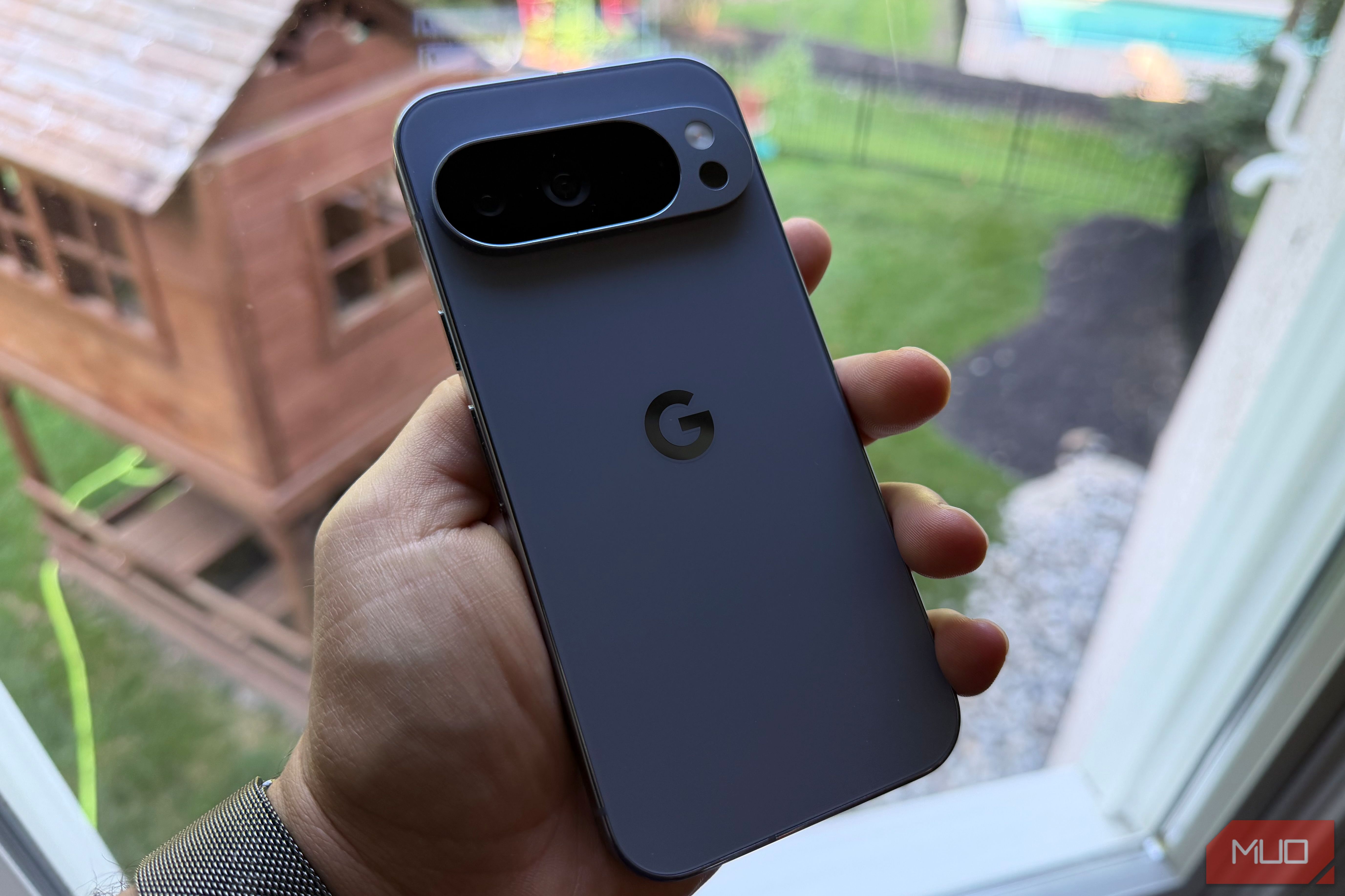 the back of a pixel 10 pro