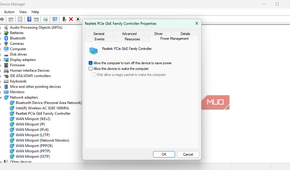 Power Management Eethernet option