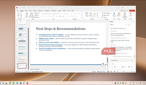 PowerPoint next steps recommendations slide