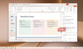 PowerPoint standout items highlights slide