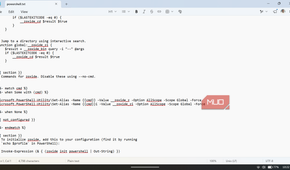 Powershell script for zoxide configuration