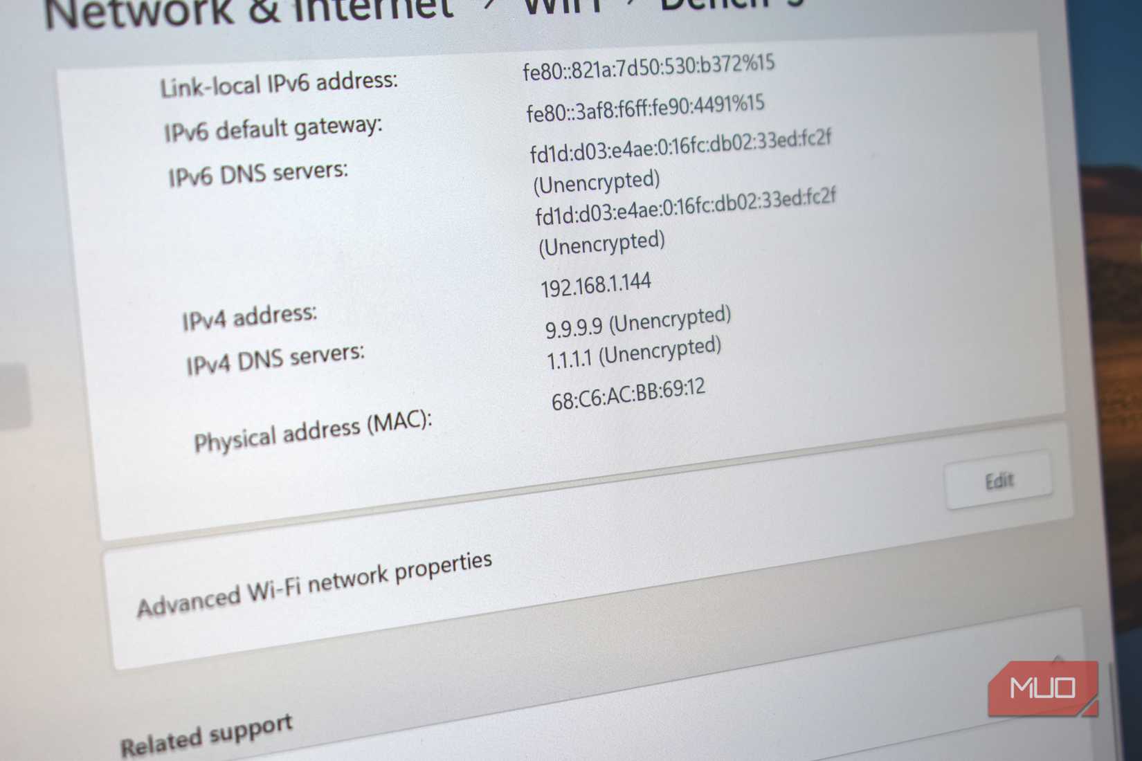 quad9 dns server config windows 11.