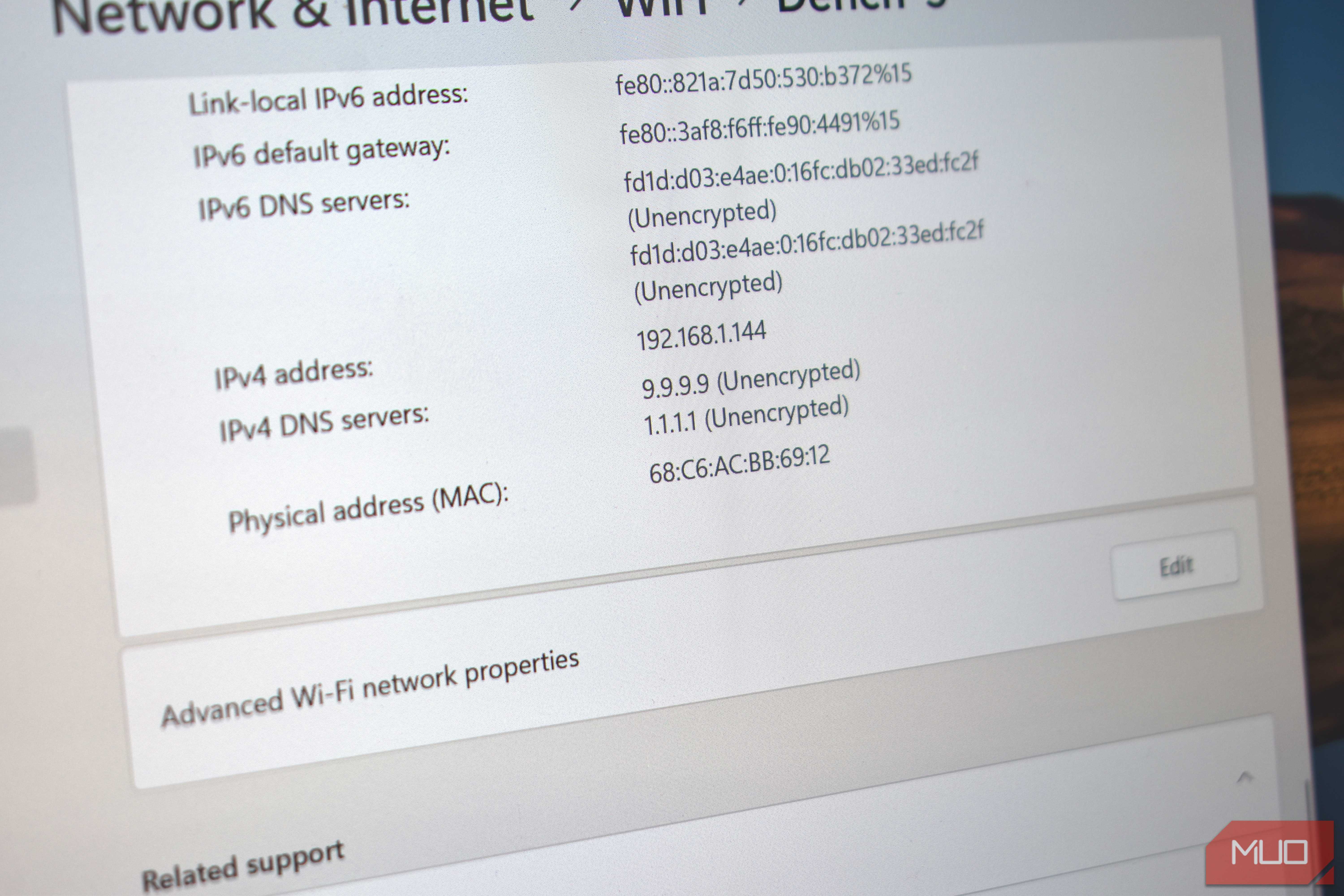 quad9 dns server config windows 11.