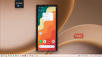 QuickLook preview Android phone home screen