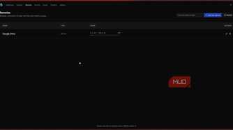 Rclone remotes screen.
