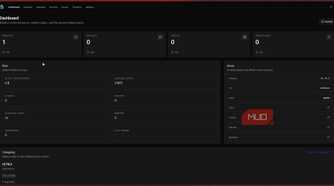 Rclone web dashboard.
