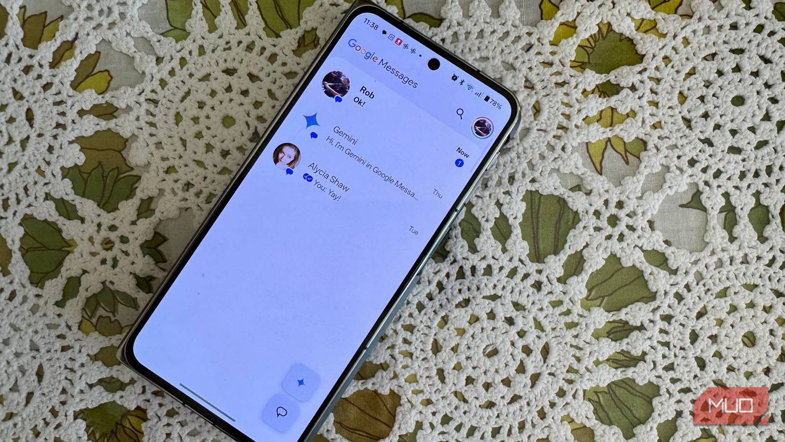 That blue chat bubble in Google Messages means your texts just got a real upgrade