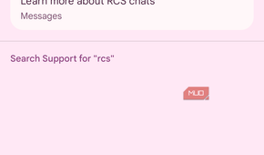 Searching for RCS chats