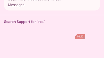 Searching for RCS chats
