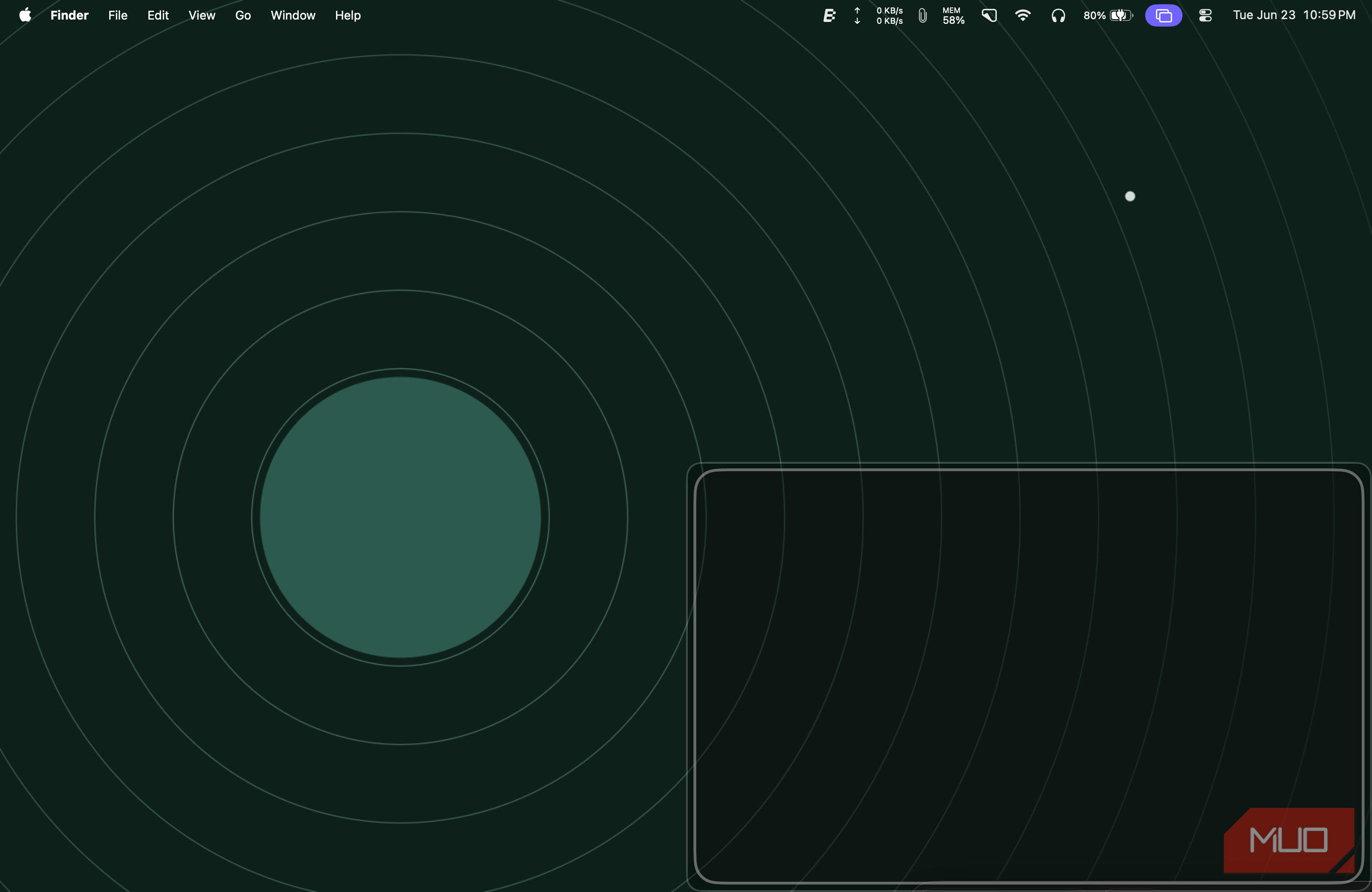 rectangle tiling the window to the bottom right side