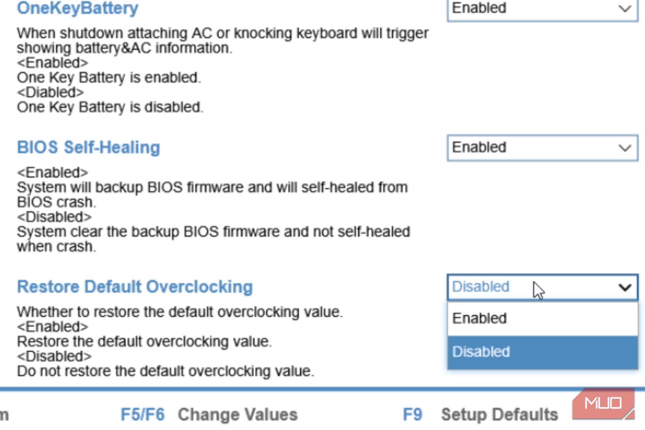 Restore Default Overclocking on the Bootable menu.