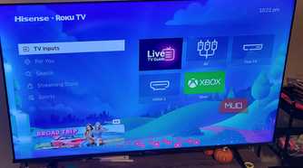 Roku showing TV Inputs