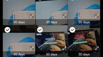 Samsung Gallery recycle bin 44 selected all items