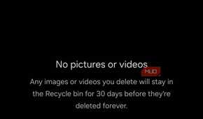 Samsung Gallery recycle bin empty no pictures