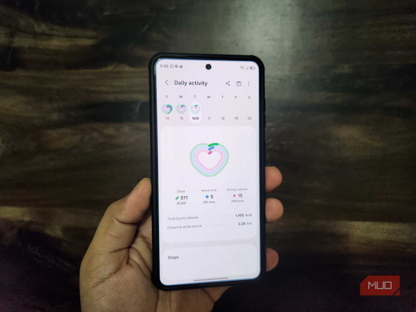 Samsung Health app on Galaxy S26