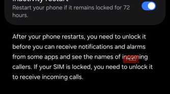 Samsung More security settings showing the App Pinning option