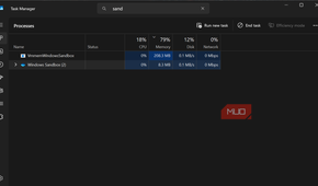 Sandbox memory usage