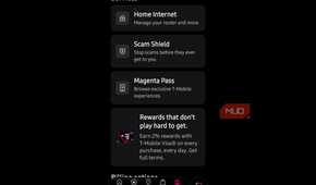 Scam shield being shown for T Mobile as a service.