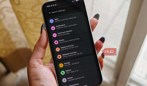 Settings app on Pixel 10a