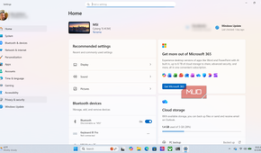 Privacy & Security in Home Settings menu