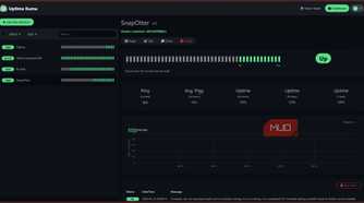 Snapotter docker container in Uptime Kuma.