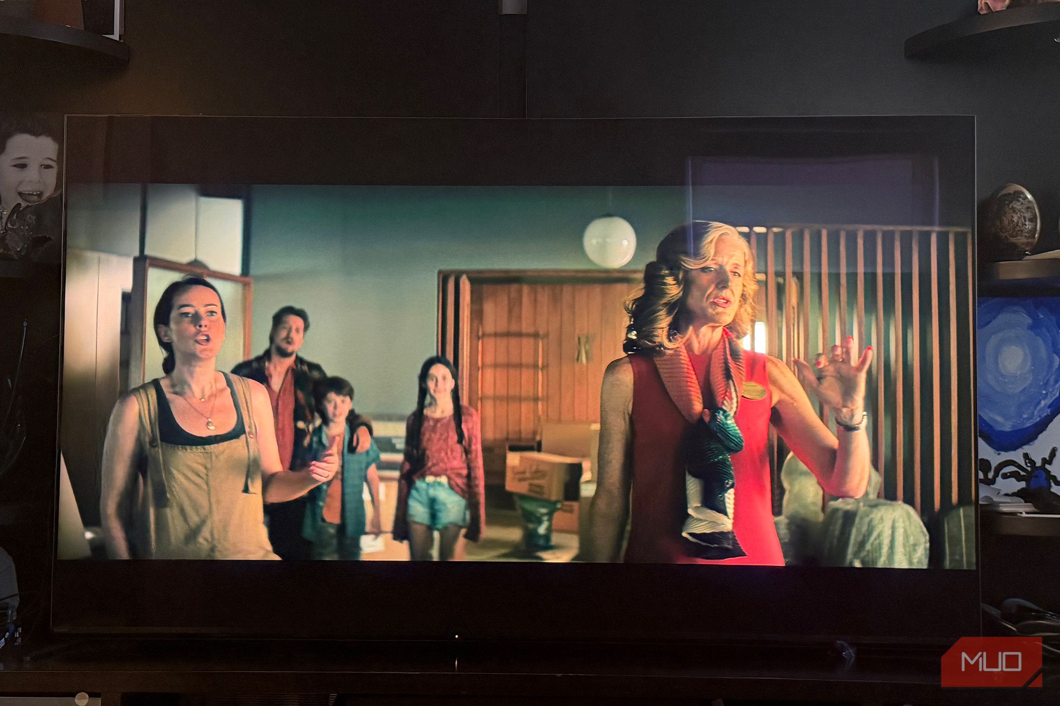 The Boroughs on Netflix playing on a Sony Bravia TV.