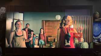 The Boroughs on Netflix playing on a Sony Bravia TV.