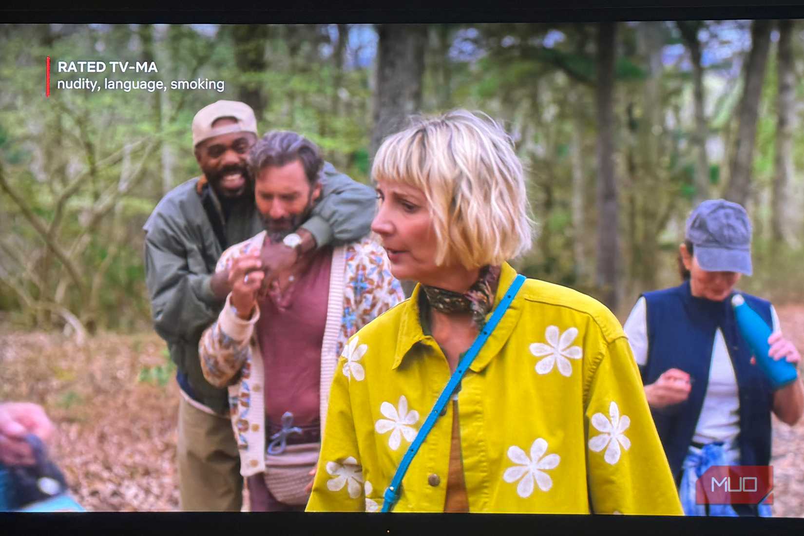 An image from the show The Four Seasons on Netflix on a Sony TV.